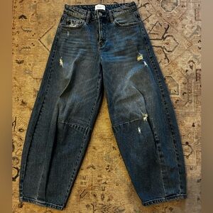 Bohme Dark Blue Distressed Jeans